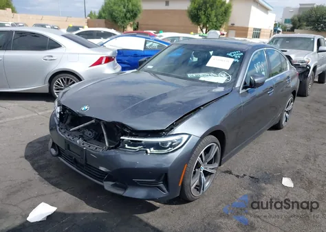 2020 BMW 330I из США, поврежденный, VIN 3MW5R1J01L8B14709
